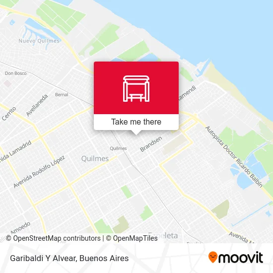 Garibaldi Y Alvear map