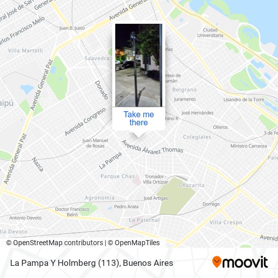 La Pampa Y Holmberg (113) map