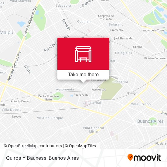 Mapa de Quirós Y Bauness