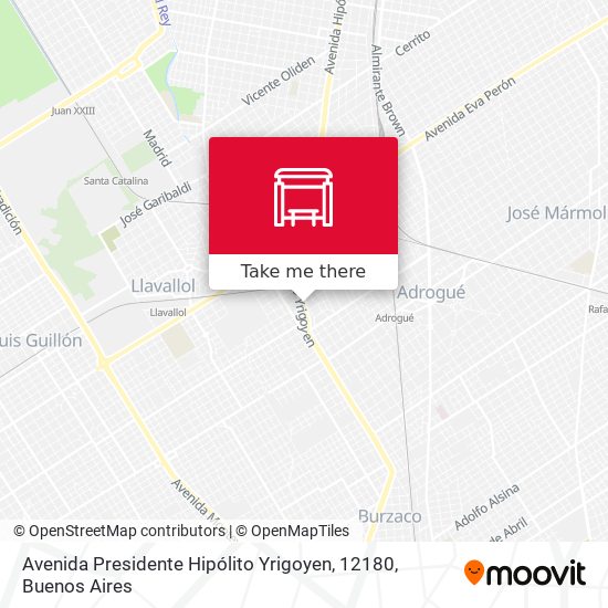 Avenida Presidente Hipólito Yrigoyen, 12180 map