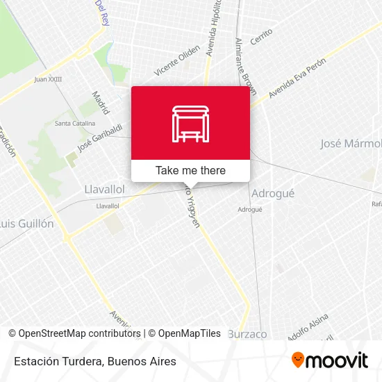 Estación Turdera map