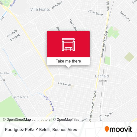 Mapa de Rodríguez Peña Y Belelli