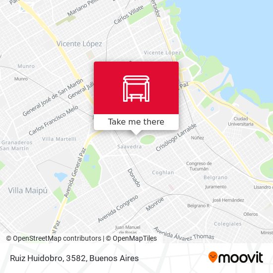 Mapa de Ruiz Huidobro, 3582