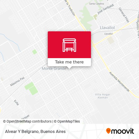 Mapa de Alvear Y Belgrano