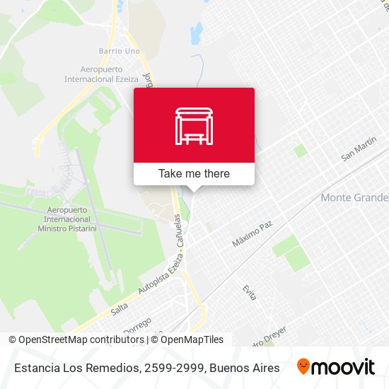 Mapa de Estancia Los Remedios, 2599-2999