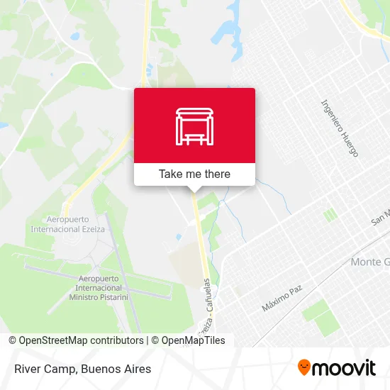 River Camp map