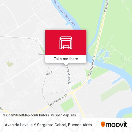 Avenida Lavalle Y Sargento Cabral map