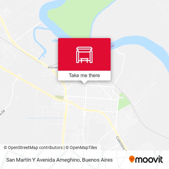 San Martín Y Avenida Ameghino map