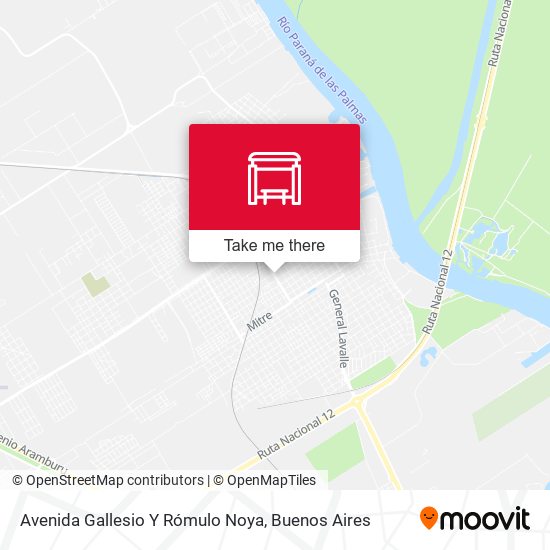 Avenida Gallesio Y Rómulo Noya map