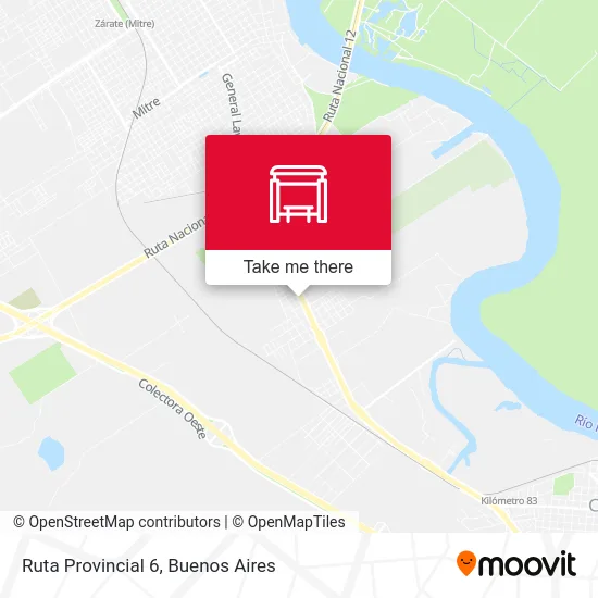 Ruta Provincial 6 map