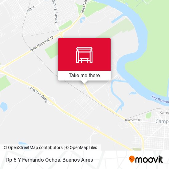 Mapa de Rp 6 Y Fernando Ochoa