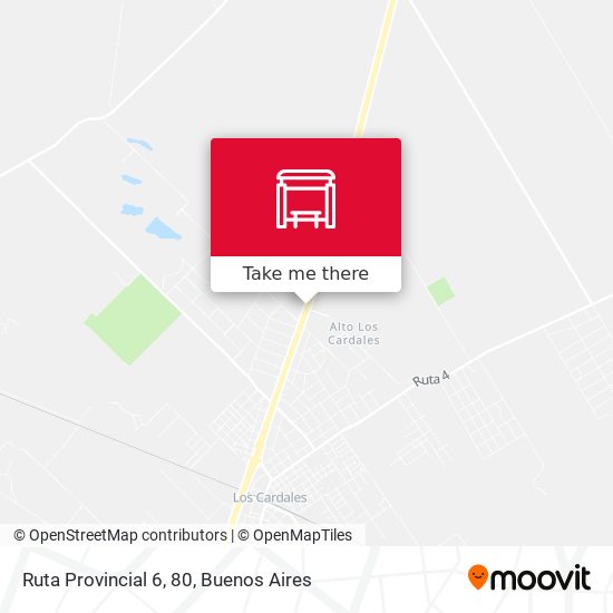 Ruta Provincial 6, 80 map