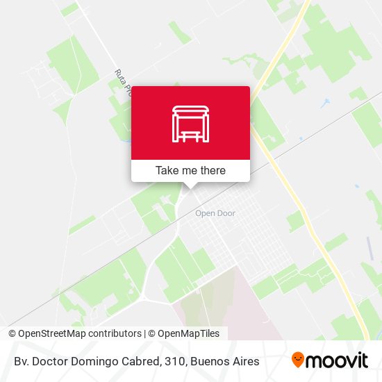 Bv. Doctor Domingo Cabred, 310 map