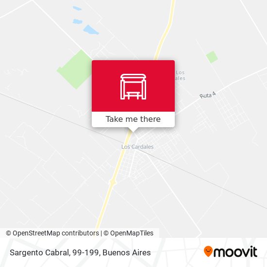 Sargento Cabral, 99-199 map