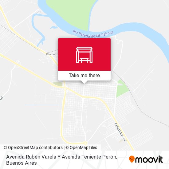 Mapa de Avenida Rubén Varela Y Avenida Teniente Perón