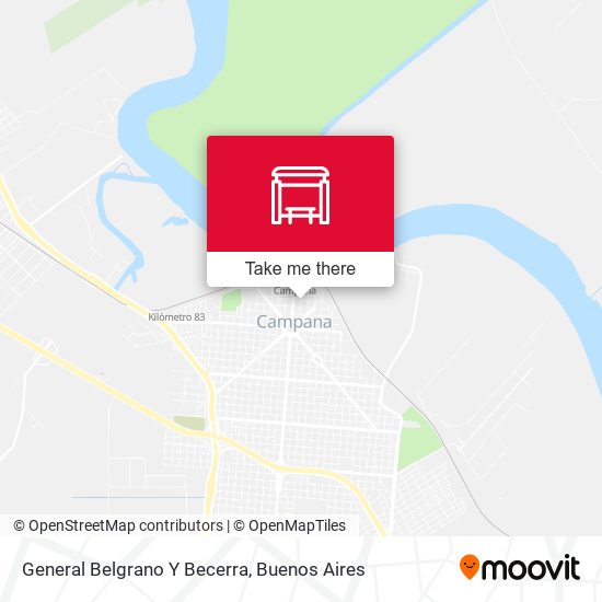 Mapa de General Belgrano Y Becerra
