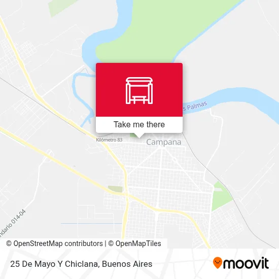 25 De Mayo Y Chiclana map