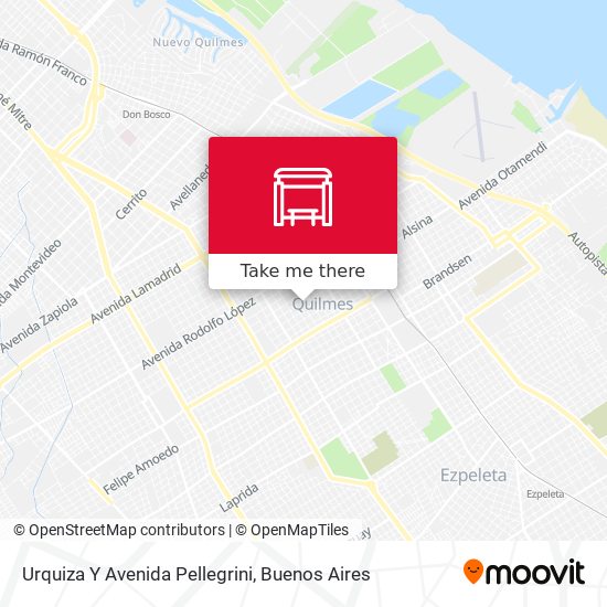 Urquiza Y Avenida Pellegrini map