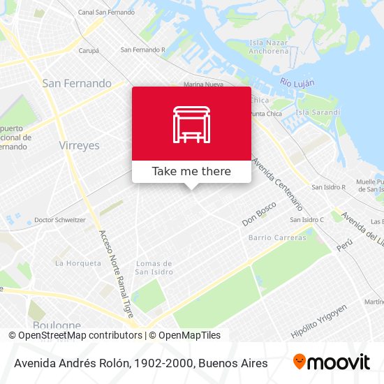 Avenida Andrés Rolón, 1902-2000 map