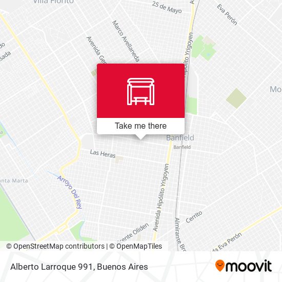 Alberto Larroque 991 map