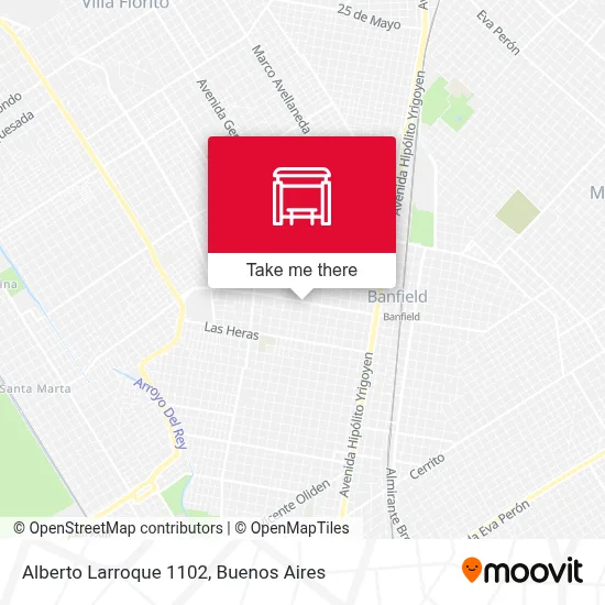 Alberto Larroque 1102 map