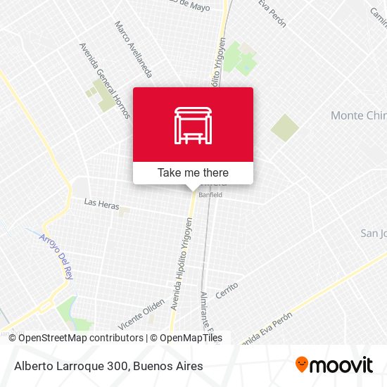 Alberto Larroque 300 map