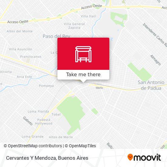 Cervantes Y Mendoza map