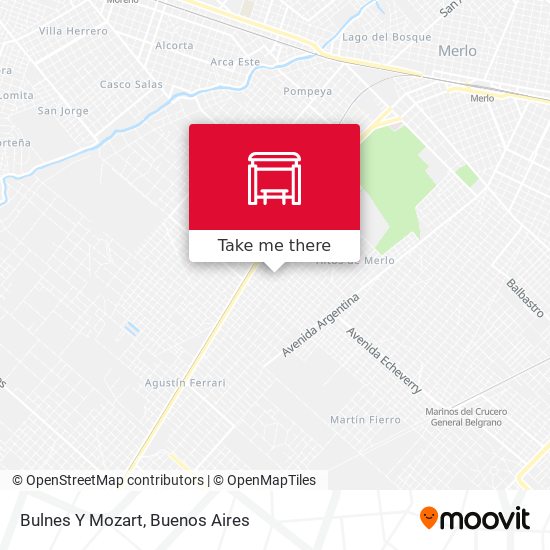 Mapa de Bulnes Y Mozart