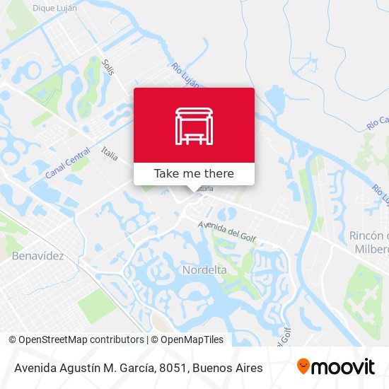 Mapa de Avenida Agustín M. García, 8051