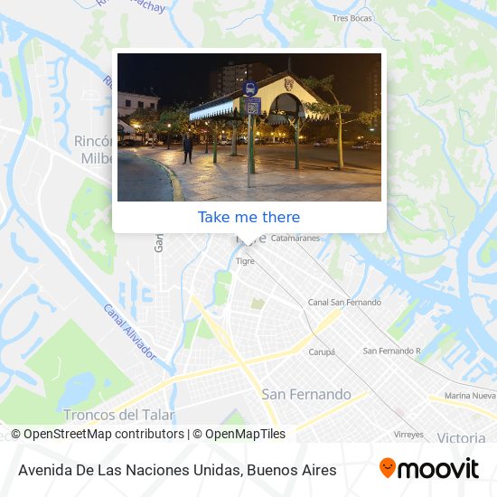 Avenida De Las Naciones Unidas map