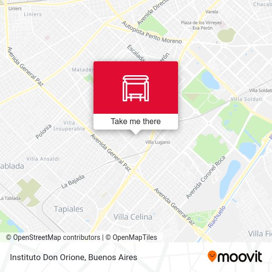Mapa de Instituto Don Orione