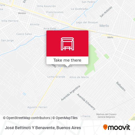 José Bettinoti Y Benavente map