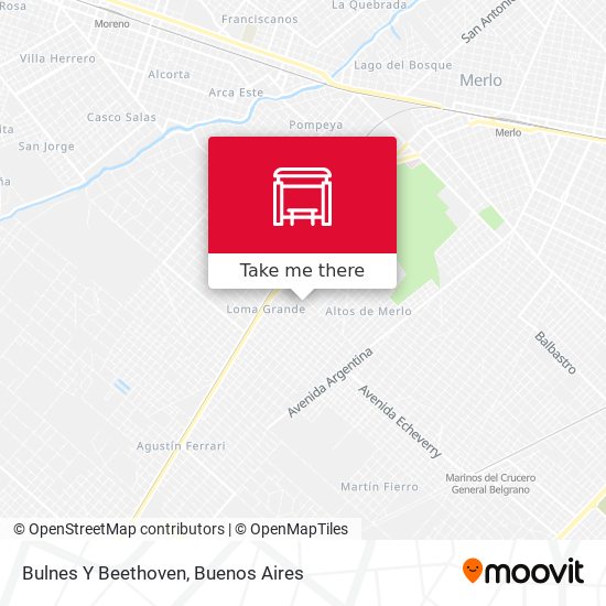 Mapa de Bulnes Y Beethoven