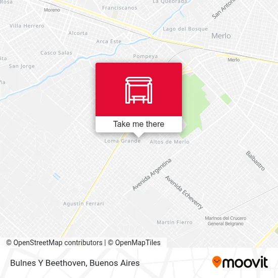 Bulnes Y Beethoven map