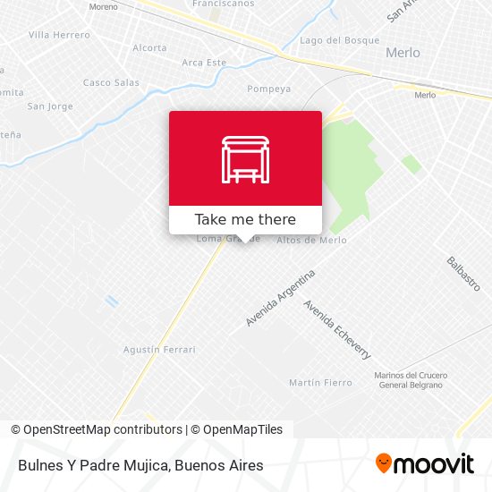 Mapa de Bulnes Y Padre Mujica