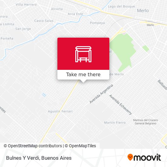 Mapa de Bulnes Y Verdi