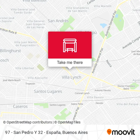 97 - San Pedro Y 32 - España map