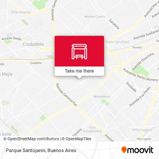 Mapa de Parque Santojanni