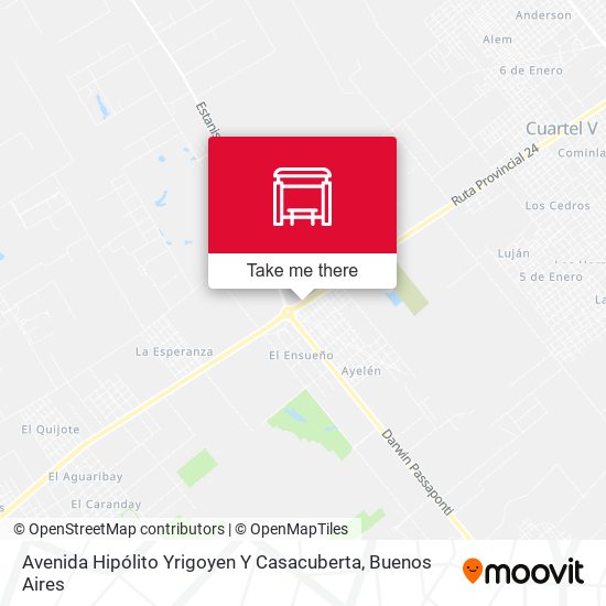 Avenida Hipólito Yrigoyen Y Casacuberta map