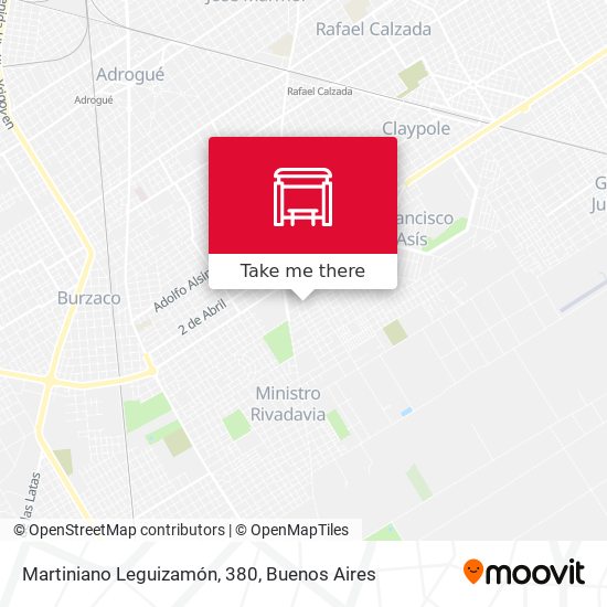Martiniano Leguizamón, 380 map