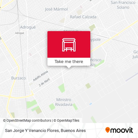 Mapa de San Jorge Y Venancio Flores
