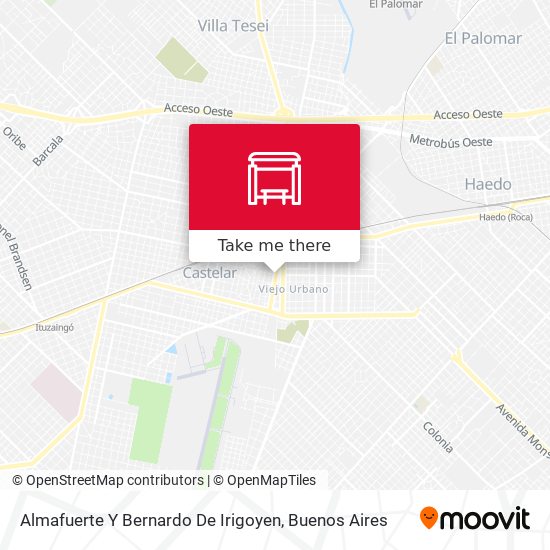 Mapa de Almafuerte Y Bernardo De Irigoyen