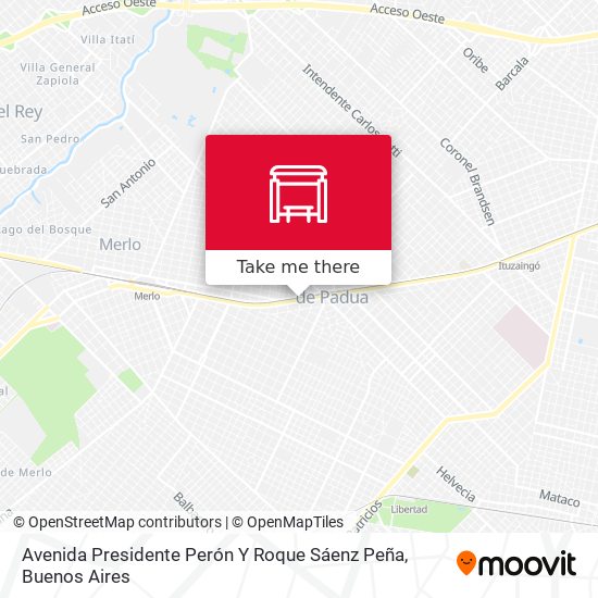 Avenida Presidente Perón Y Roque Sáenz Peña map