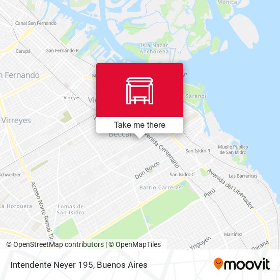 Mapa de Intendente Neyer 195