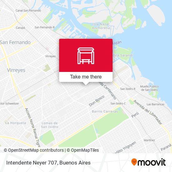 Intendente Neyer 707 map