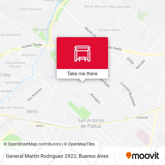 General Martín Rodríguez 2922 map