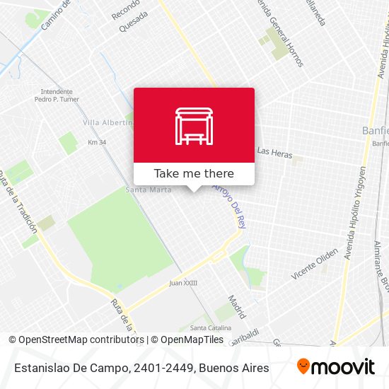 Mapa de Estanislao De Campo, 2401-2449