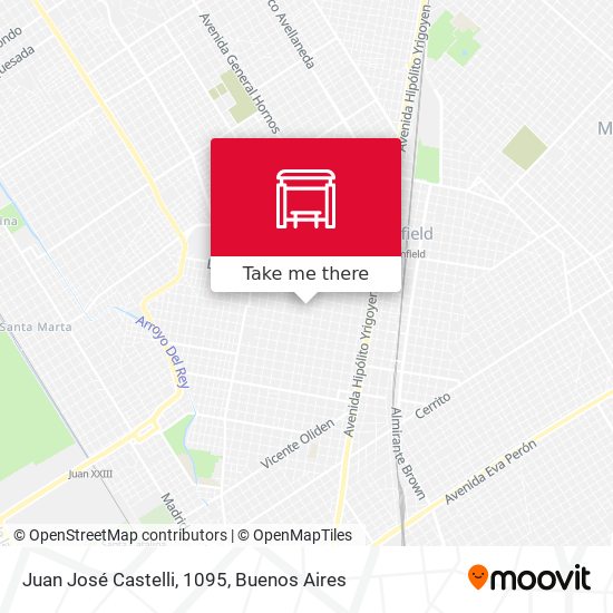 Juan José Castelli, 1095 map