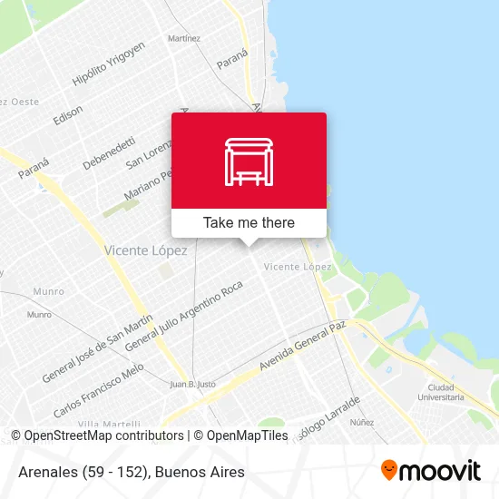 Arenales (59 - 152) map