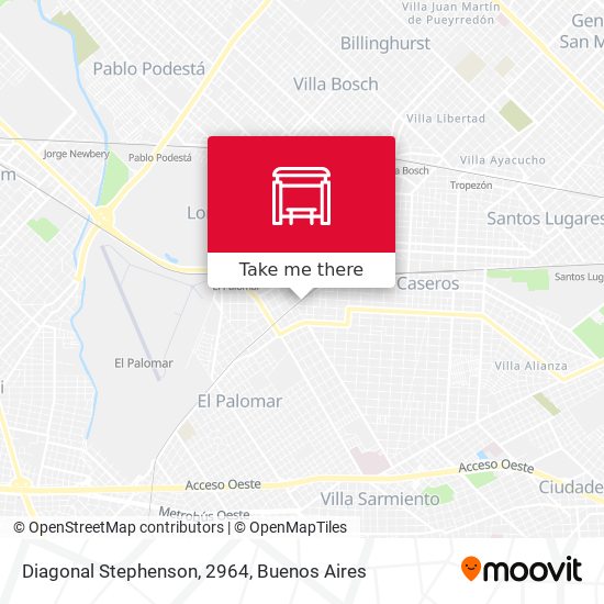 Diagonal Stephenson, 2964 map